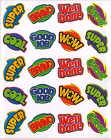 Positive Words Stickers 20枚×6シート