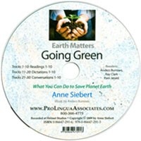 Earth Matters Going Green CD (PLA)