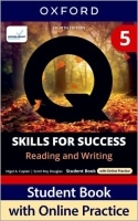 Q: Skills for Success 4th Ed Reading and Writing Level 5 Student Book+ iQ Online