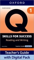 Q: Skills for Success 4th Ed Reading and Writing Level 1 Teacher's Guide with Digital pack