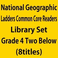 National Geographic Ladders 4 Two-Below Library Set  (8 titles)