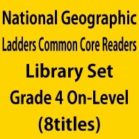 National Geographic Ladders 4 On-Level Library Set  (8 titles)