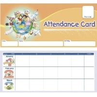 Attendance Card (10枚)(Apricot)