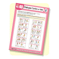 WELCOME to Leaning World Pink Dialogue Cards No.40