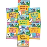 Jolly Phonics Activity Books set 1-7 (UK)