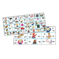 Jolly Phonics Letter Sound Strips (in print letters) (pack of 30 strips) (UK)