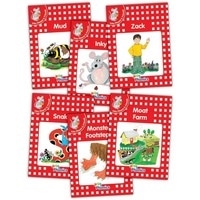 Jolly Phonics Readers Inky & Friends Red Level (pack of 6) (UK)