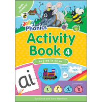Jolly Phonics Activity Book 4 (UK)