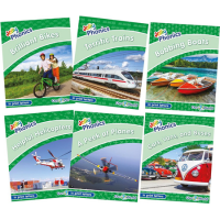 Jolly Phonics Readers, Our World, Complete Set Green (pack of 6) (US)