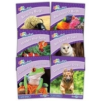 Jolly Phonics Readers, Our World, Complete Set Purple (pack of 6) (US)