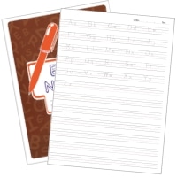 M's English Notebook (罫線4mm･A4縦)