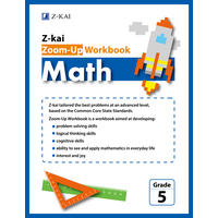 Z-kai Zoom-Up Workbook Math Grade 5 with Answer Key