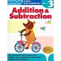 Math Workbooks Grade 3 Addition & Subtraction (Kumon)