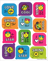 Smiley Faces Stickers (Motivational Stikcers) 12枚×6ｼｰﾄ