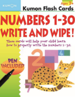 [MORE TO EXPLORE]Numbers 1-30 Write & Wipe(Flash Cards)