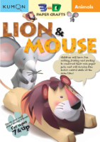 [MORE TO EXPLORE]Animals: Lion & Mouse(3-D Paper Craft Books)