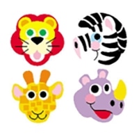 Superspots Sticker:Zoo Animals (T46058) (800枚 直径11mm)