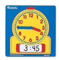WRITE WIPE STUDENT CLOCKS (10)(LER0572)