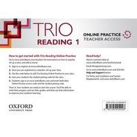 Trio Reading Level 1 Online Teachers Access Card Pack