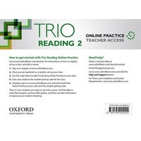 Trio Reading Level 2 Online Teachers Access Card Pack