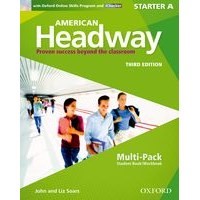 American Headway Starter (3/E) Multipack A with Online Skills and iChecker