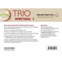 Trio Writing 1 Online Practice Teacher Access Card