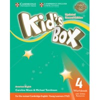 Kid's Box Ame (Updated 2/E) 4 Workbook with Online Resources