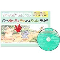Click on Phonics Reading Book + CD Cat Hen Pig Fox and Snake Run!