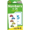 Numbers 0-25 Flash Cards(SchoolZone 4022