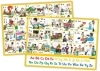 Jolly Phonics Letter Sound Wall Charts (in print letters) (UK)