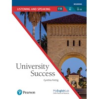 University Success: Listening & Speaking A1 Student Book with MyEnglishLab A1