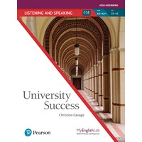 University Success: Listening & Speaking A2 Student Book with MyEnglishLab A2