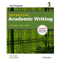 Effective Academic Writing 1 (2/E) Student Book + Online Practice