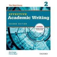 Effective Academic Writing 2 (2/E) Student Book + Online Practice
