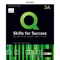 Q: Skills for Success 3rd Ed Reading and Writing 3 Student Book A with iQ Online