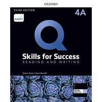 Q: Skills for Success 3rd Ed Reading and Writing 4 Student Book A with iQ Online