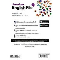 American English File Starter (3/E) Classroom Presentation Tool Access Code Card
