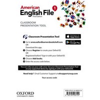 American English File 1 (3/E) Classroom Presentation Tool Access Code Card