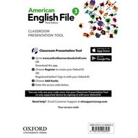 American English File 3 (3/E) Classroom Presentation Tool Access Code Card