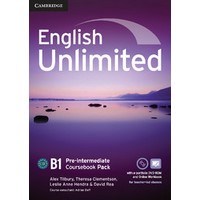 English Unlimited Pre-intermediate Coursebook with e-Portfolio and Online Workbook Pack