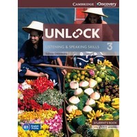 Unlock Level 3 Listening and Speaking Skills Student's Book and Online Workbook.