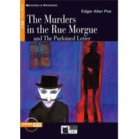 Black Cat Reading & Training 5 The Murders in the Rue Morgue and the Purloined Letter B/audio