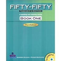 Fifty-Fifty 1 (3/E) Teacher's Edition + CD-ROM